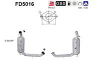 FD5016 ORION AS - Filtr DPF FORD FOCUS 1,6TDCI 110CV diesel