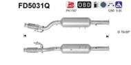 FD5031Q ORION AS - Filtr DPF PEUGEOT 807 2.0TD HDI diesel 