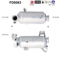 FD5063 ORION AS - Filtr DPF VOLKSWAGEN TRANSPORTER 2.0BiTD diesel