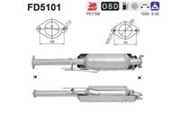 FD5101 ORION AS - Filtr DPF FORD MONDEO 2.2TDCi diesel 