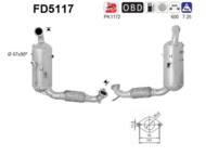 FD5117 ORION AS - Filtr DPF FORD FIESTA 1.6TD TDCi diesel 
