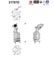 21787D ORION AS - Katalizator OPEL ASTRA 1.7TD CDTi diesel