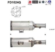 FD1024Q ORION AS - Filtr DPF PEUGEOT JUMPY 2.0TD diesel 