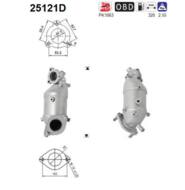 25121D ORION AS - Katalizator KIA CEED 2.0TD CRDI diesel 