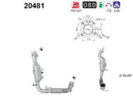 20481 ORION AS - Katalizator FORD ECOSPORT 1.0i 12V benzyna