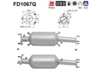 FD1067Q ORION AS - Filtr DPF HONDA CR-V 2.2TD CDTi diesel 