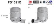 FD1081Q ORION AS - Filtr DPF PEUGEOT EXPERT TEPEE 1.6TD HDI diesel