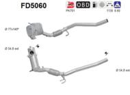 FD5060 ORION AS - Filtr DPF SEAT ALTEA 1.6TDI diesel 
