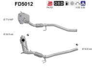 FD5012 ORION AS - Filtr DPF VOLKSWAGEN PASSAT CC 2.0TDI diesel