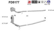 FD5177 ORION AS - Filtr DPF SKODA YETI 2.0TDI 4x4 diesel 