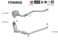 FD5060Q ORION AS - Filtr DPF SEAT ALTEA 1.6TDI diesel 