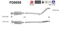 FD5055 ORION AS - Filtr DPF MERCEDES B220 2.1TD CDI diesel