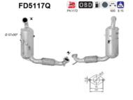 FD5117Q ORION AS - Filtr DPF FORD FIESTA 1.6TD TDCi diesel 