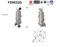 FD5032Q ORION AS - Filtr DPF OPEL INSIGNIA 2.0TD CDTI diesel