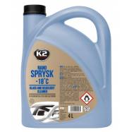 K627 K2 - K2 NANO SPRYSK -18C 4l, Zimowy płyn do spryskiwaczy -18°C