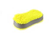 02516 AMIO - Gąbka do mycia z mikrofibry żółta / Microfiber yellow sponge