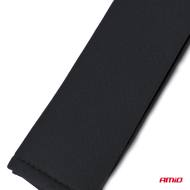03237 AMIO - Nakładki na pasy bezpieczeństwa czarne / Seat belt pad black