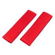03239 AMIO - Nakładki na pasy bezpieczeństwa czerwone / Seat belt pad red