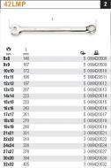 42LMP-22 BETA - BETA KLUCZ PŁASKO-OCZKOWY POLEROWANY, TYP DŁUGI  22mm