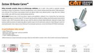 RCS-BIT8 CMT - CMT FREZ RZEŹBIĄCY 3D / ZESTAW 3D ROUTER CARVER TRZPIEŃ=8mm