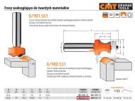 980.531.11 CMT - CMT FREZ ZAOKRĄGLAJĄCY DO TWARDYCH MATERIAŁÓW HM R= 8D=25,4