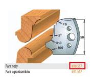 690.557 CMT - CMT NOŻE PROFILOWE HSS 50 x 4mm    690.557