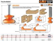 855.602.11 CMT - FREZ DO UCHWYTÓW HM D=19,05 I=19,05 T=14,3 R=2,4-4,76 S=12,7