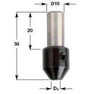 364.025.00 CMT - CMT UCHWYT DO WIERTEŁ HW D3=2,5 L=38 S10