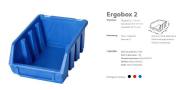 ERG2CZEPG001 PATROL - PATROL ERGOBOX 2 CZERWONY, 116 x 161 x 75mm