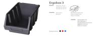 ERG3CZEPG001 PATROL - PATROL ERGOBOX 3 CZERWONY, 170 x 240 x 126mm