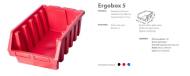 ERG5CZEPG001 PATROL - PATROL ERGOBOX 5 CZERWONY, 330 x 500 x 180mm
