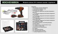 BDCHD18BOA-QW BLACK&DECKE - BLACK+DECKER WKRĘTARKA UDAROWA 18V 2x1,5Ah LI-ION + AKCESORI