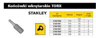STA61063-XJ STANLEY - STANLEY KOŃCÓWKA TORX T25 x 25mm /2szt. 