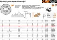 292.184.40M CMT - PIŁA DO CIĘCIA POPRZECZNEGO, OBRÓBKA WYKAŃCZAJĄCA HM 184x30x