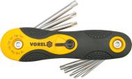 56507 VOREL - VOREL KLUCZE TORX T9-T40 kpl. 8szt. CrV 56507