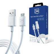 5903108541176 3MK - Kabel Accessories - 3mk Hyper Cable A to Micro 1.2m 5V 2,4A White