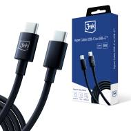 5903108541220 3MK - Kabel Accessories - 3mk Hyper Cable C to C 100W 1.2m Black