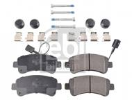 116234 FEBI - BRAKE PAD SET PEUGEOT 