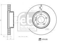 175135 FEBI - BRAKE DISC 