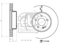 175190 FEBI - BRAKE DISC 