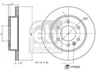 175505 FEBI - BRAKE DISC 