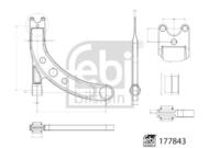 177843 FEBI - WITH BUSHES AND JOINT 