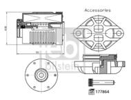 177864 FEBI - FOR HALDEX COUPLING, WITH CAP AND BOLTS 
