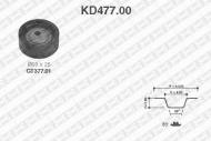 KD477.00 SNR - ROZRZĄD KPL. Z PASKIEM NTN INSIDE SUZUKI SWIFT, SAMURAI