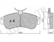 22-0123-0 METELLI - KLOCKI HAM.NISSAN ALMERA 00- 