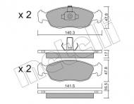 22-0156-1 METELLI - KLOCKI HAM.CITROEN XSARA 97- 