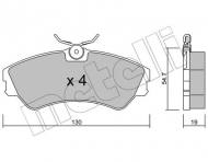 22-0162-0 METELLI - KLOCKI HAM.VW T4 2,5TDI -03 