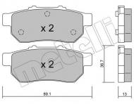 22-0176-0 METELLI - KLOCKI HAM.HONDA CIVIC 96-00 TYŁ 