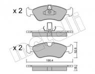 22-0208-0 METELLI - KLOCKI HAM.OPEL ASTRA VECTRA B 