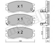 22-0224-0 METELLI - KLOCKI HAM.MITSUBISHI SPACE WAGON 91-98 